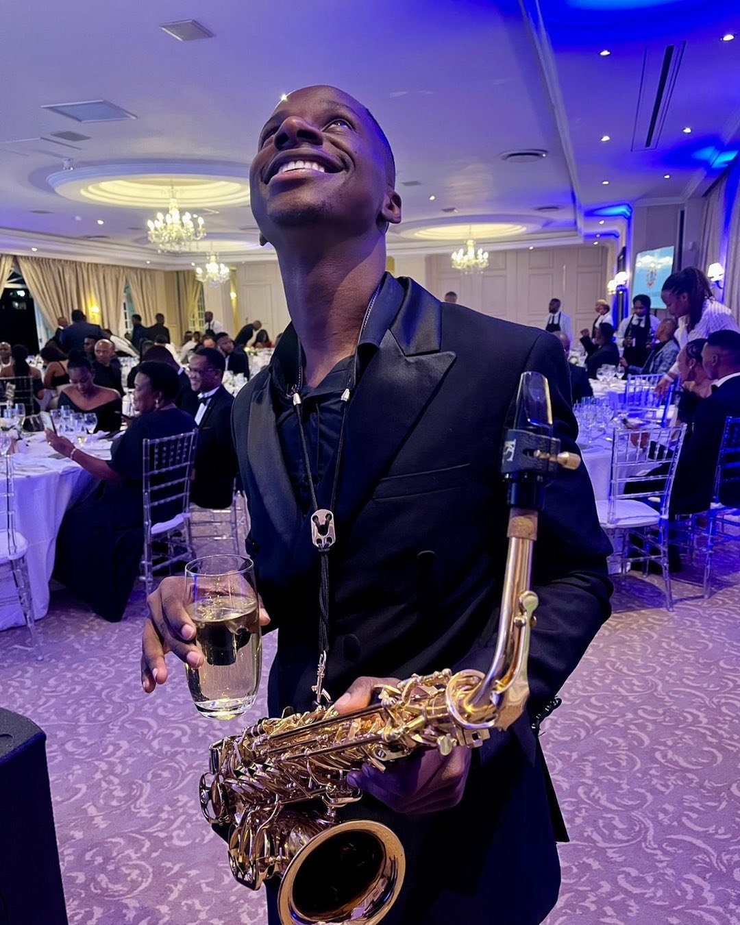Dinner saxophone performance